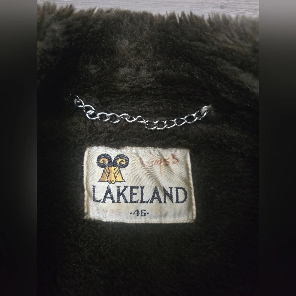 Vintage 70's Lakeland Mens Coat Size 46 Eclectic Grandpa Cabin Lux